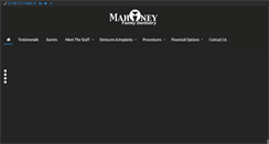 Desktop Screenshot of mahoneydds.com